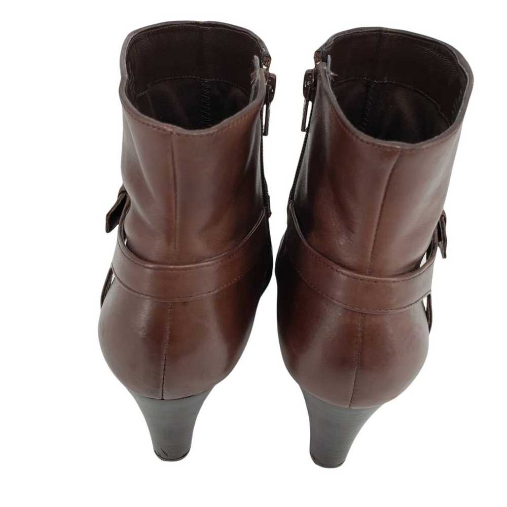 Ralph Lauren Women Ankle Boots Spring Leather Com… - image 4