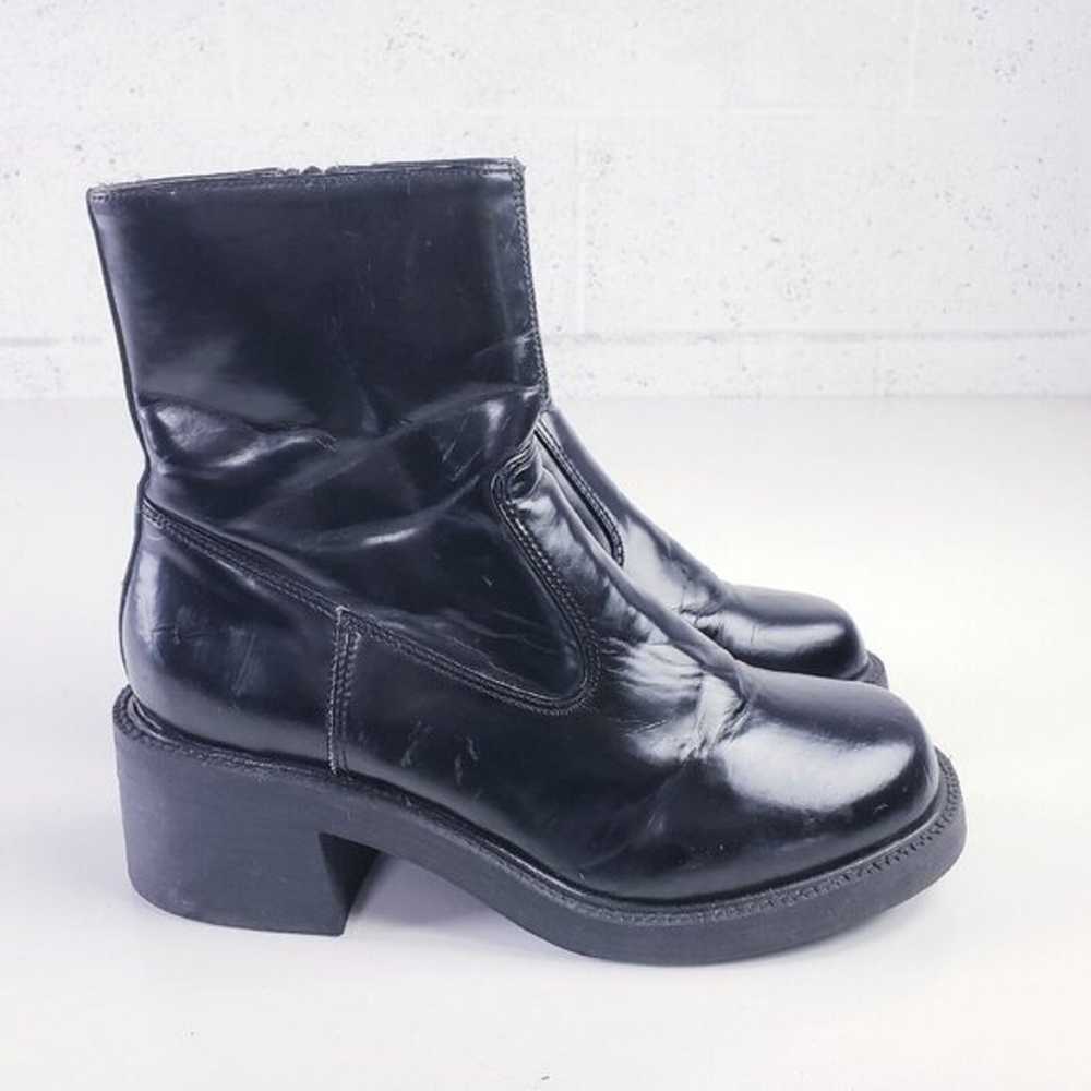 Vintage Y2K Xhilaration Chunky Platform Boots Fau… - image 1