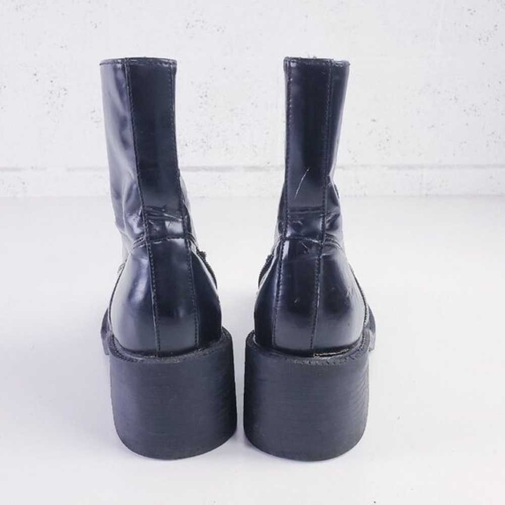 Vintage Y2K Xhilaration Chunky Platform Boots Fau… - image 4