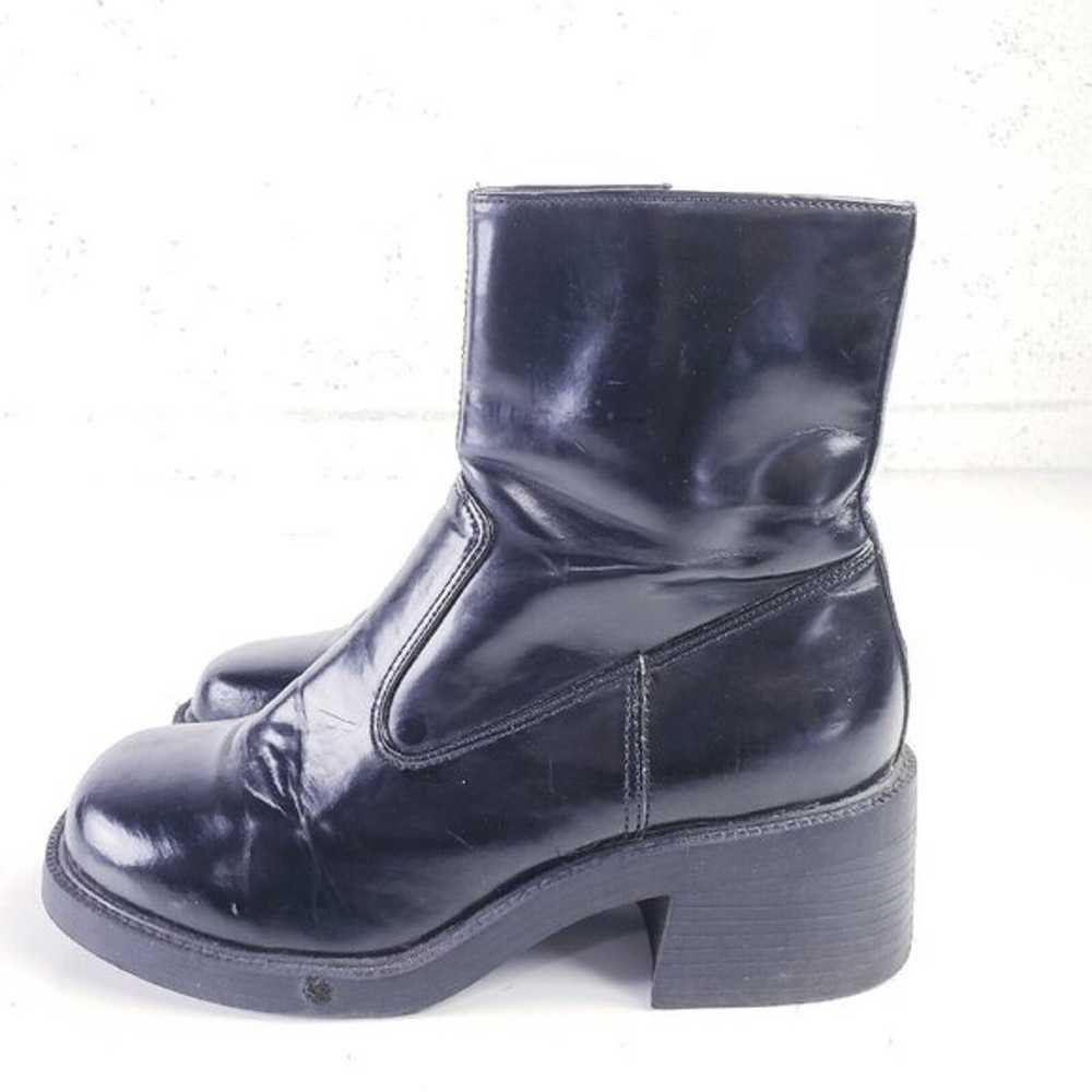 Vintage Y2K Xhilaration Chunky Platform Boots Fau… - image 5