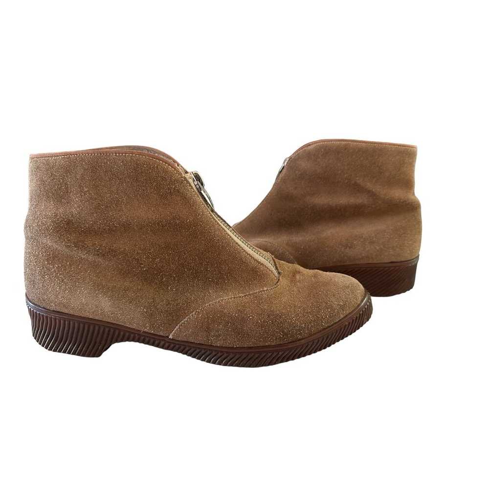 Morlands Vintage Brown Sheepskin Ankle Boots Engl… - image 2