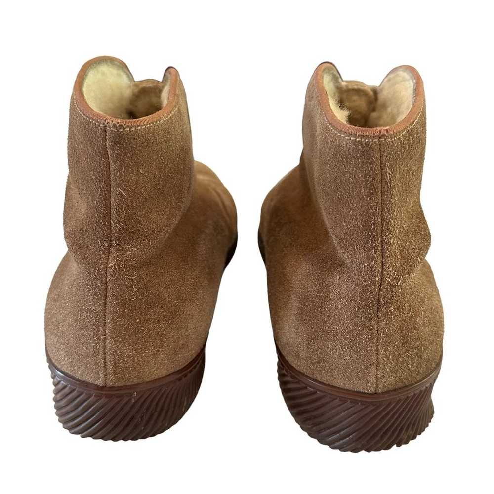 Morlands Vintage Brown Sheepskin Ankle Boots Engl… - image 3