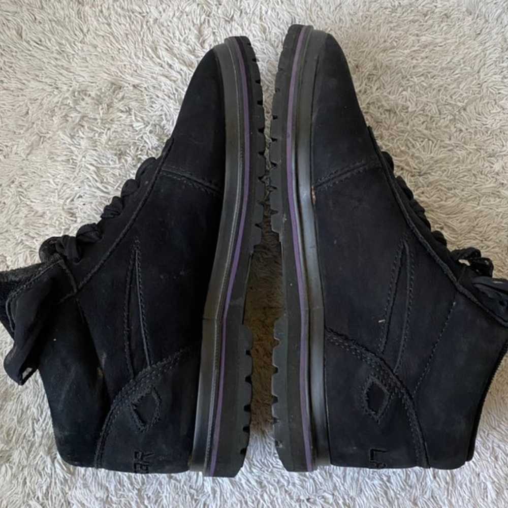 Vintage 1990 LA GEAR Black Suede High To - image 9