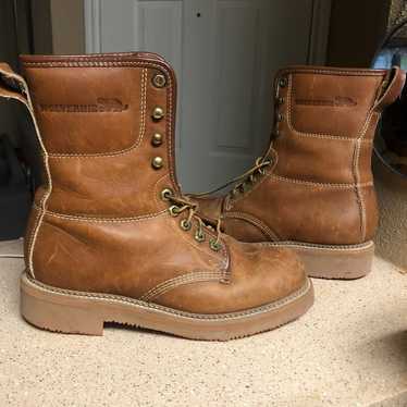 Vintage Wolverine Leather work Boots - image 1