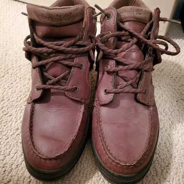 Women's timberland brown leather boots