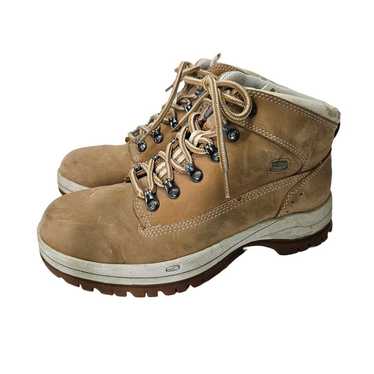 Y2K Skechers Lug Sole Work Boots Women's 9 Tan