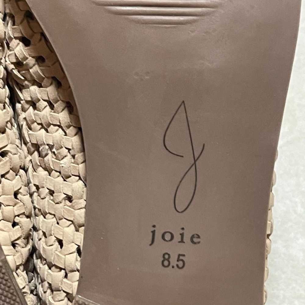 Joie Women’s Genuine Leather Woven Waffle Tan Loa… - image 9