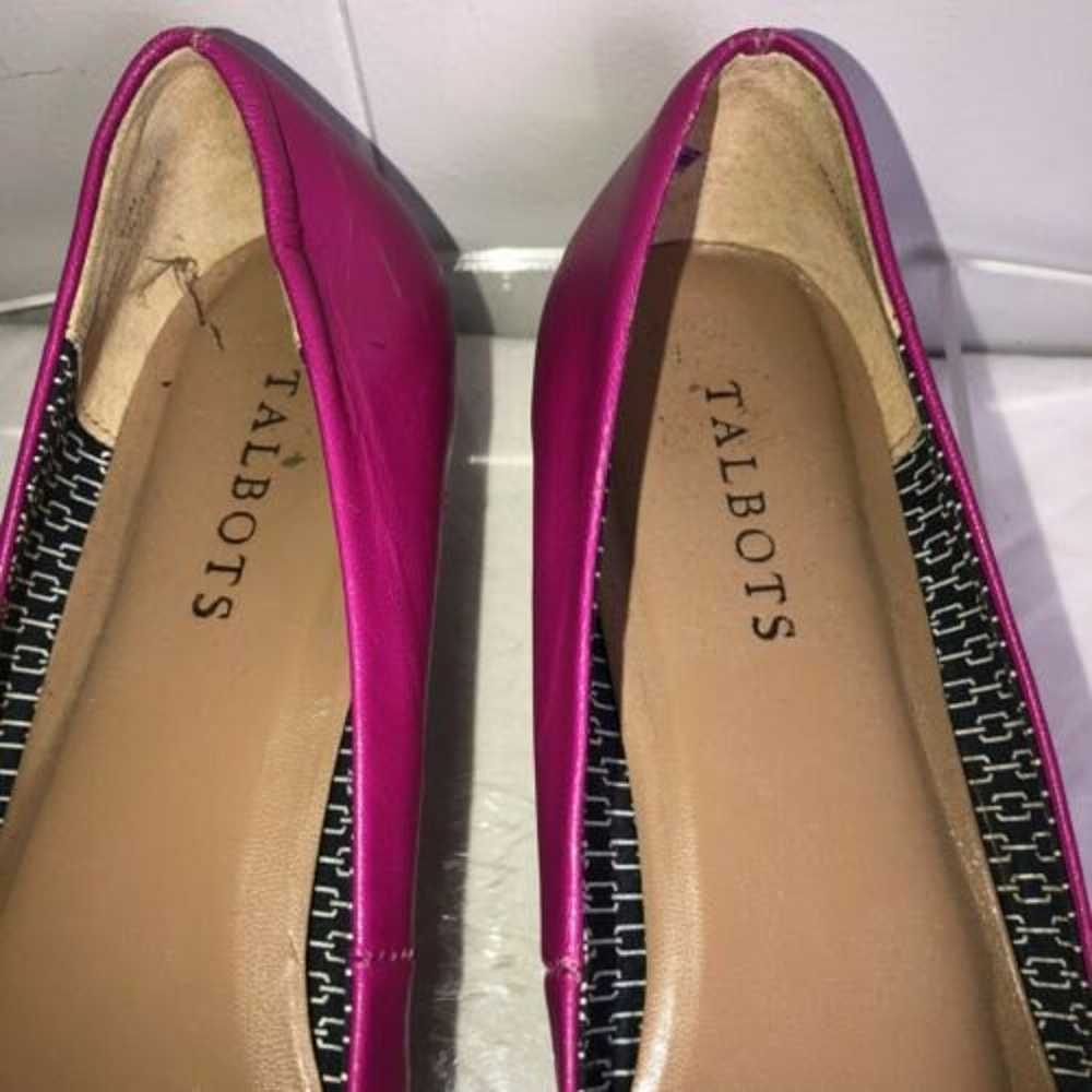 Vintage Talbots Pink Tassel Loafers Womens Size 8… - image 3