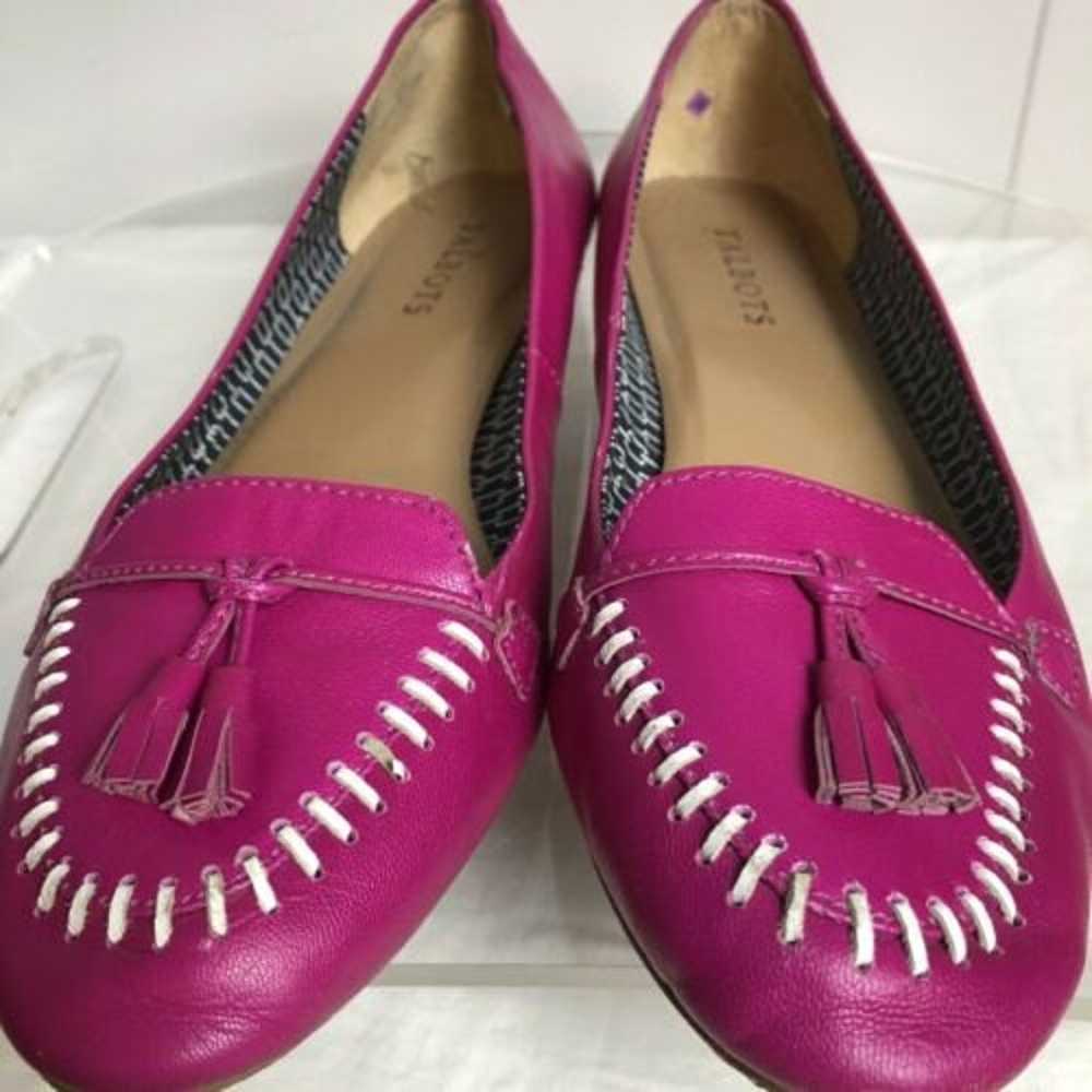 Vintage Talbots Pink Tassel Loafers Womens Size 8… - image 6