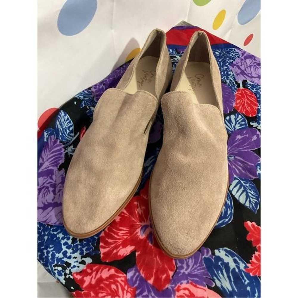 Crown Vintage Suede Leather Flats Size 8.5 M Sand - image 10