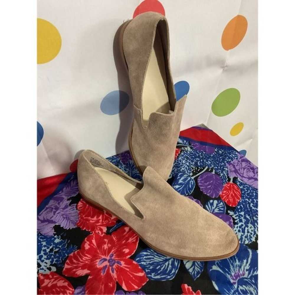 Crown Vintage Suede Leather Flats Size 8.5 M Sand - image 1