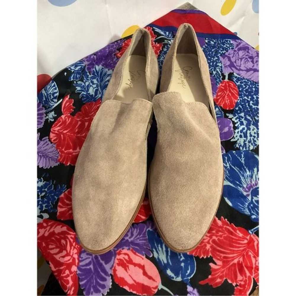 Crown Vintage Suede Leather Flats Size 8.5 M Sand - image 5