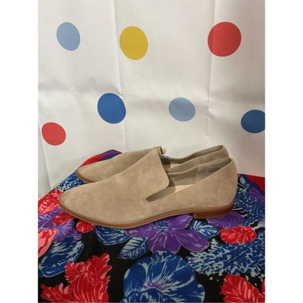 Crown Vintage Suede Leather Flats Size 8.5 M Sand - image 8