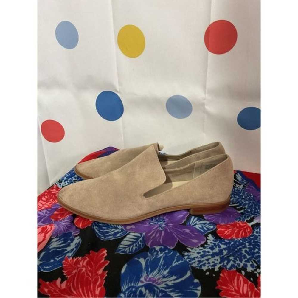 Crown Vintage Suede Leather Flats Size 8.5 M Sand - image 9