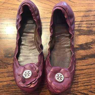 Rare Tory Burch Flower Flats - image 1