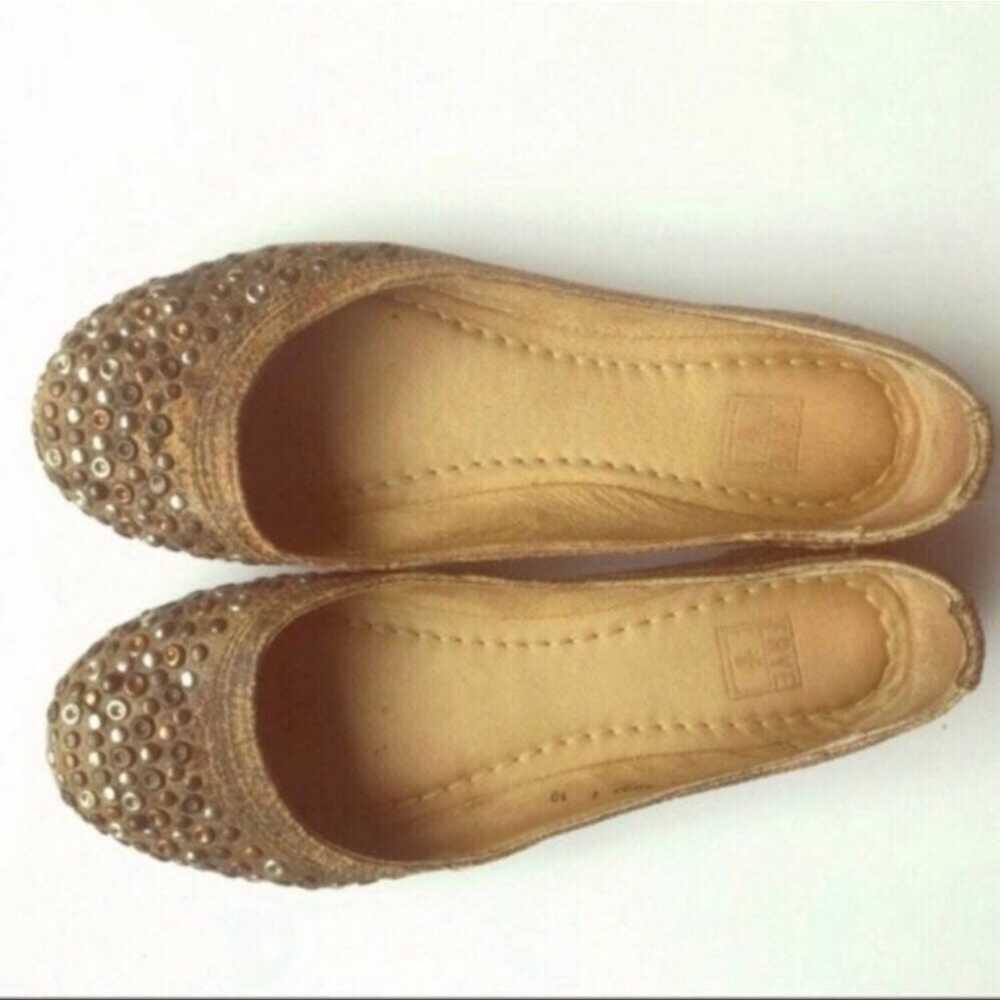 Frye Studded Metallic Carson Ballet Flats size 6 - image 2