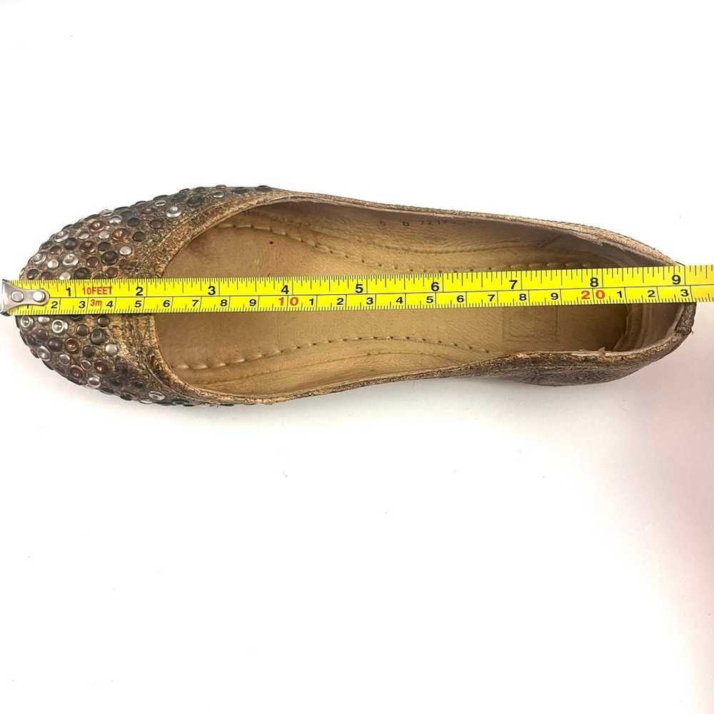 Frye Studded Metallic Carson Ballet Flats size 6 - image 9