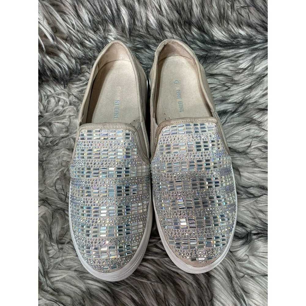 Gianni Bini Slip On Nude Rhinestone Studded Shoe'… - image 3