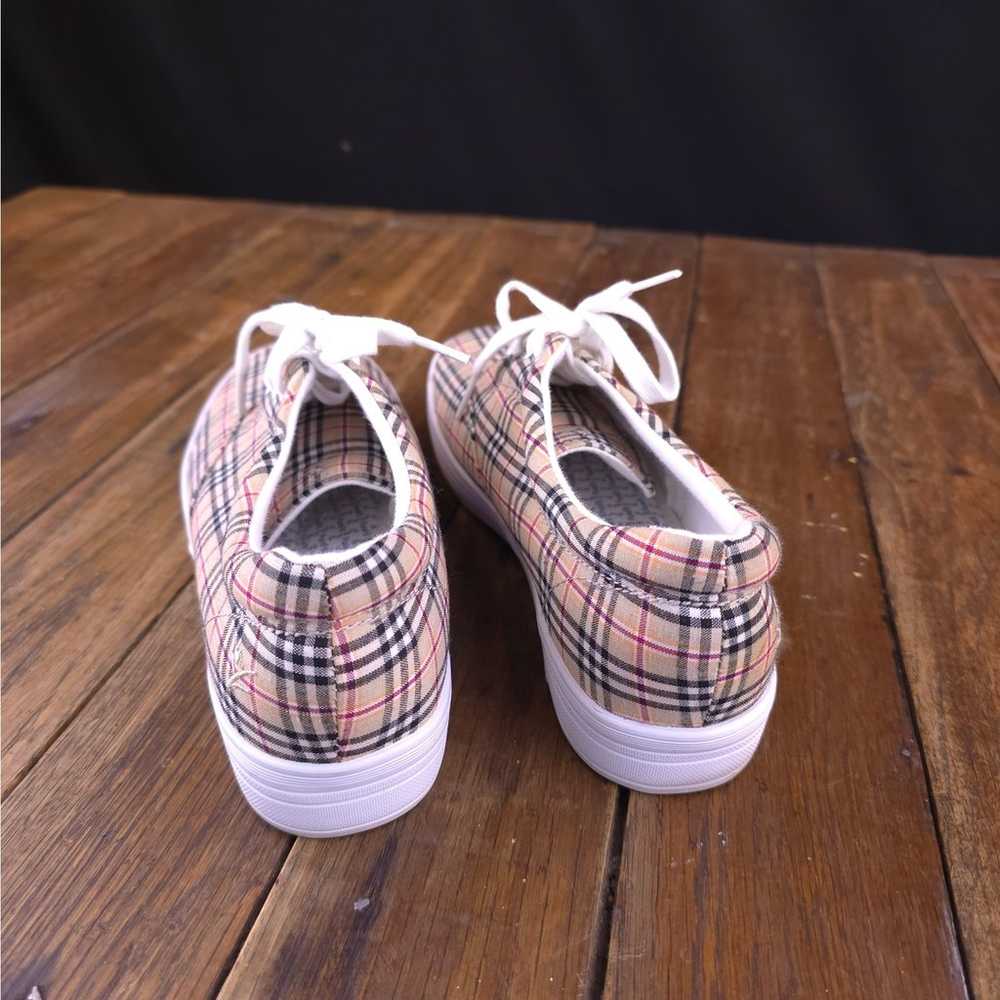 Vintage Grasshoppers By Keds Cushion Plaid Plaid … - image 4