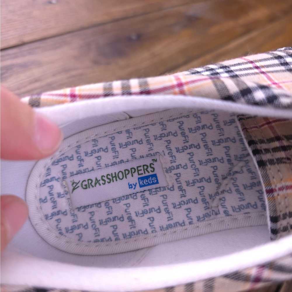 Vintage Grasshoppers By Keds Cushion Plaid Plaid … - image 6