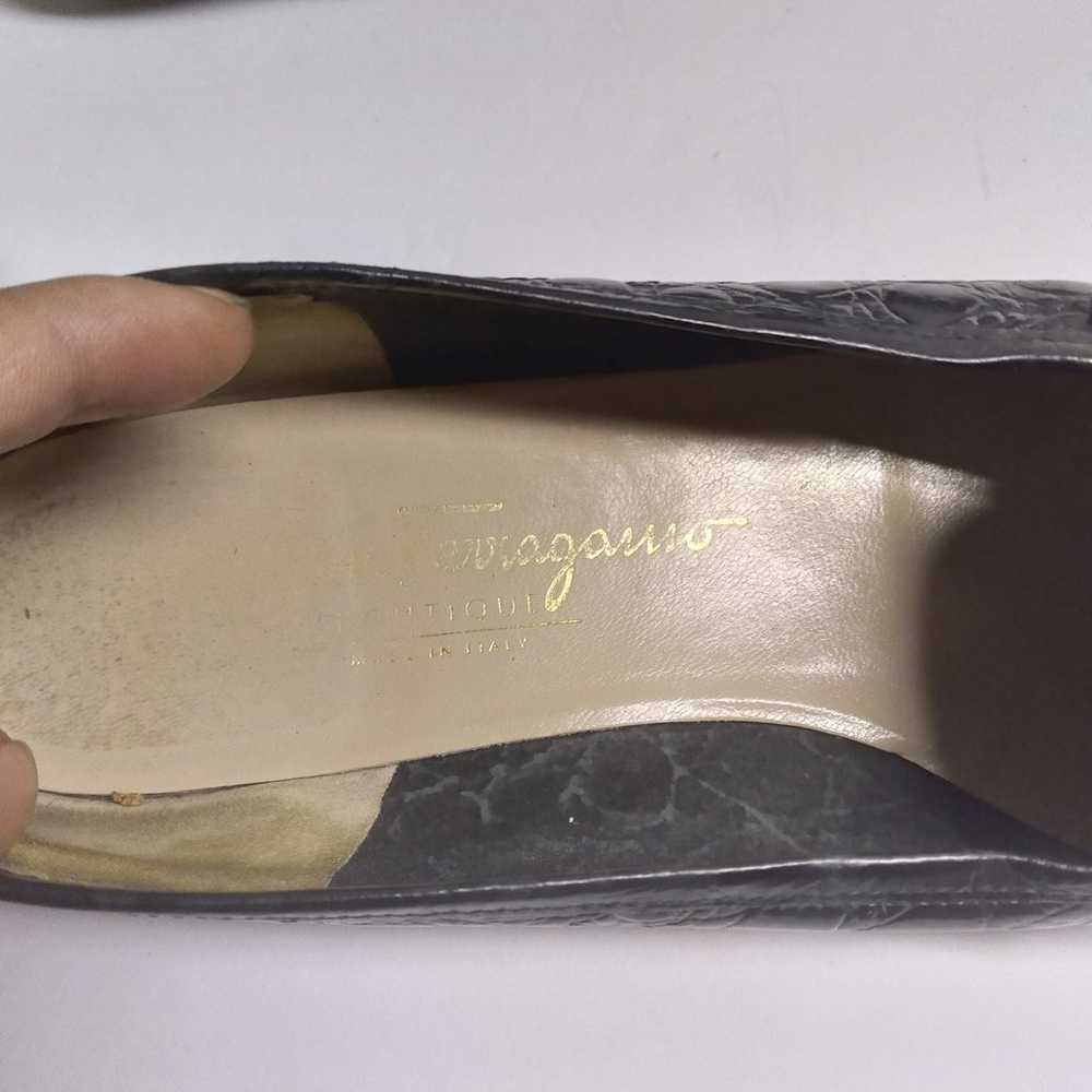 Salvatore ferragamo vintage loafers - image 3