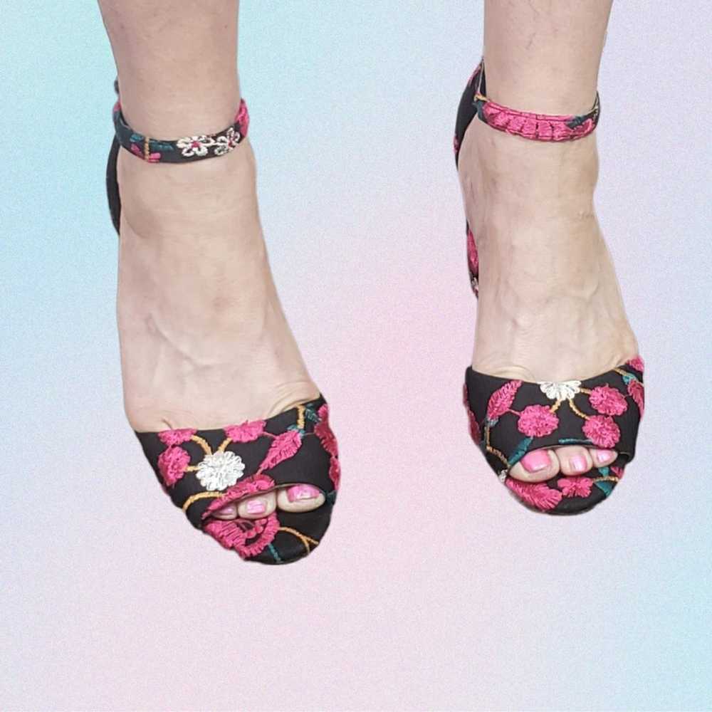 Steve Madden Pink Floral Heels - image 2