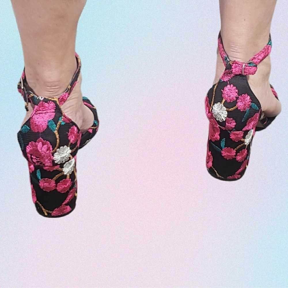 Steve Madden Pink Floral Heels - image 3