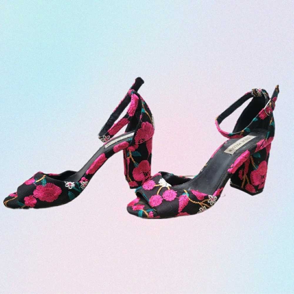 Steve Madden Pink Floral Heels - image 5