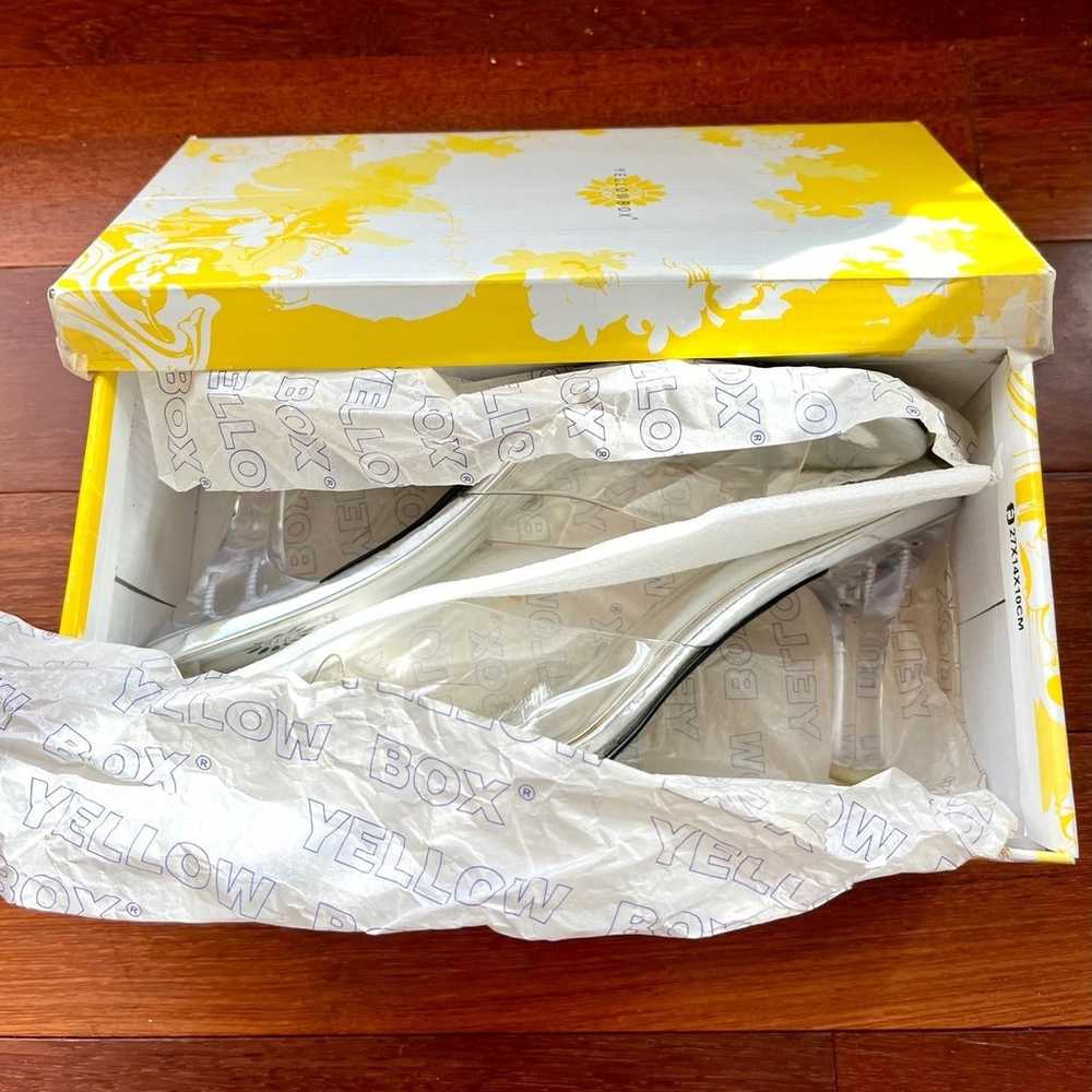 (10) Yellow Box Vintage Y2K Lucite Clear PVC 3.5”… - image 2