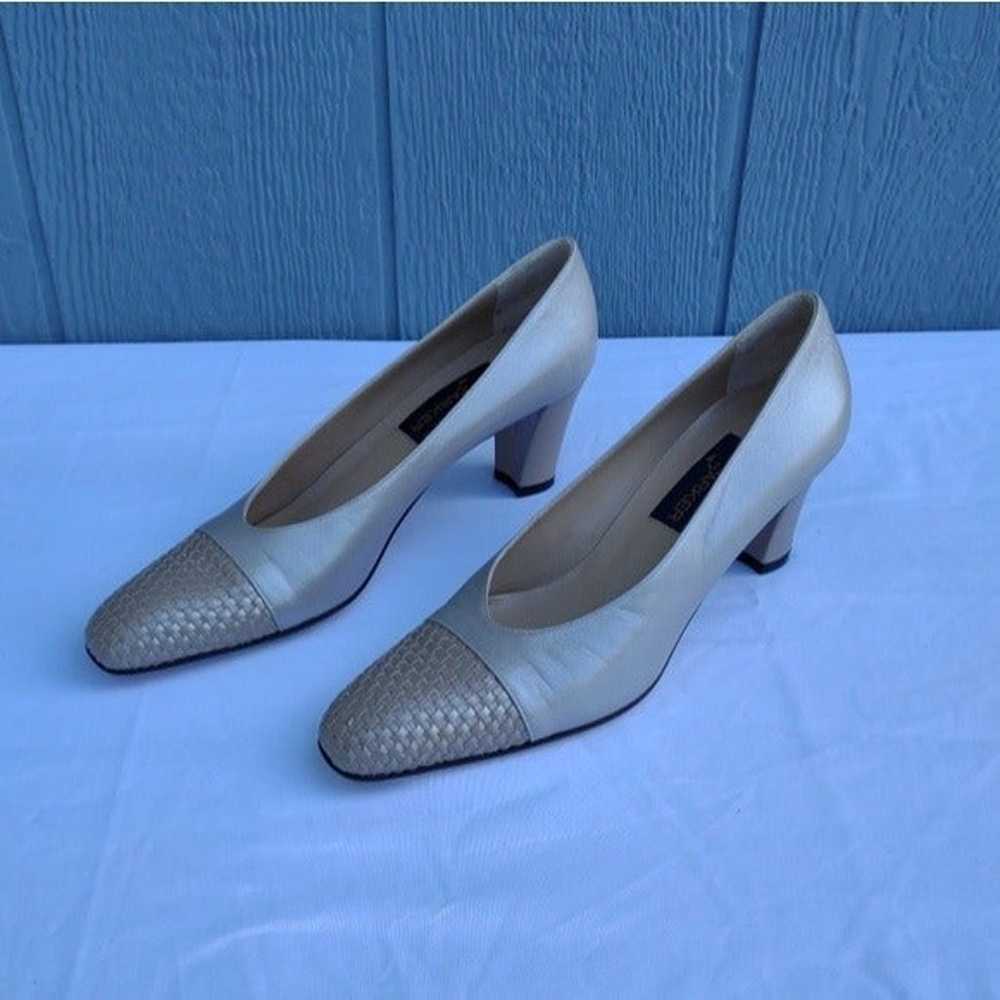 Vintage Joel Parker Taupe Pumps 9 AAAA - image 1