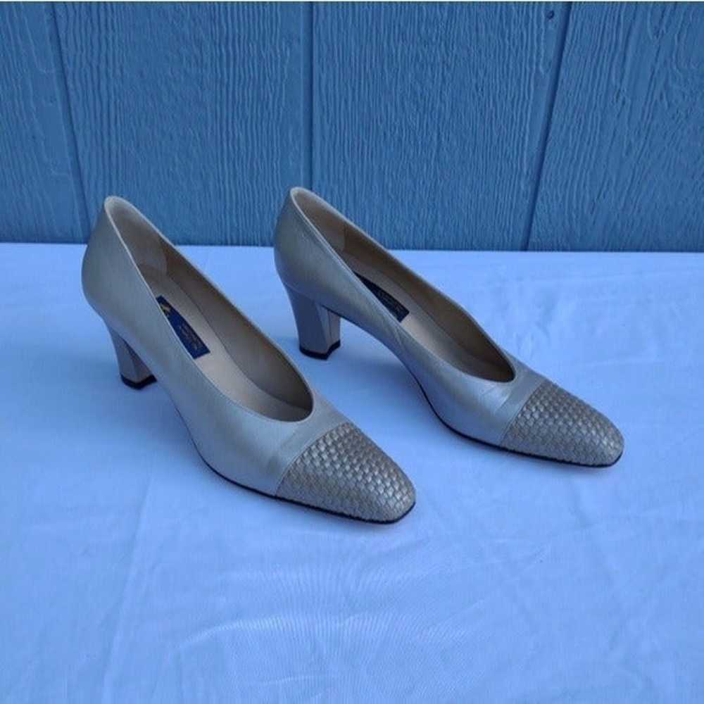 Vintage Joel Parker Taupe Pumps 9 AAAA - image 3