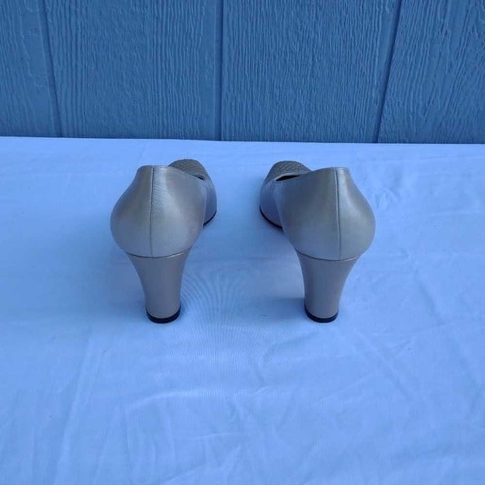 Vintage Joel Parker Taupe Pumps 9 AAAA - image 4