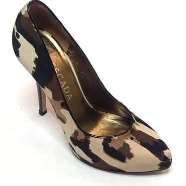 Escada Animal Print Stiletto Pumps