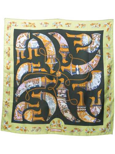 Hermès Pre-Owned 1975 Ritote scarf - Green