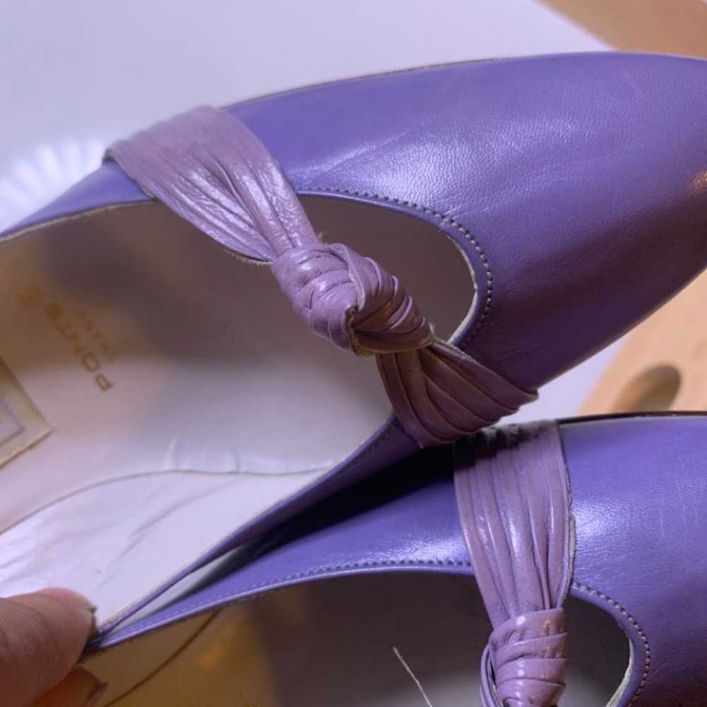 Vintage Bally Purple Heels 80s - image 6