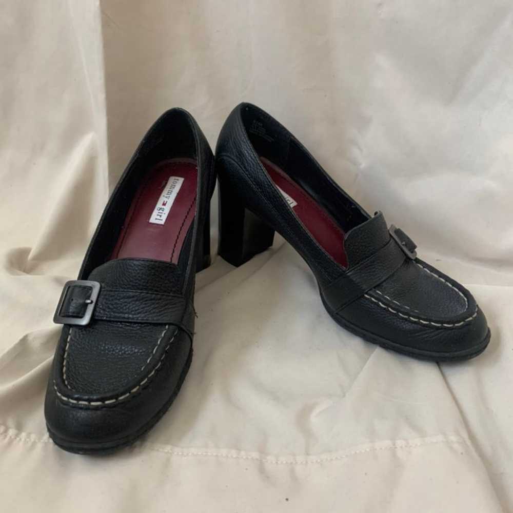 Tommy Hilfiger Black Heeled Loafers - image 2