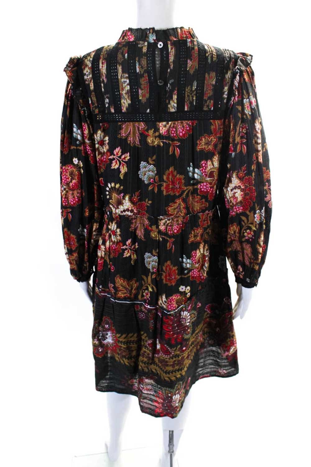 Sea New York Womens Long Sleeve Floral Shift Dres… - image 3