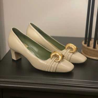 Gucci Malaga Half moon GG Heels - image 1