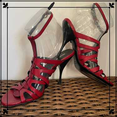 Miu Miu Cagey Strapped Stiletto Sandals- Vintage … - image 1