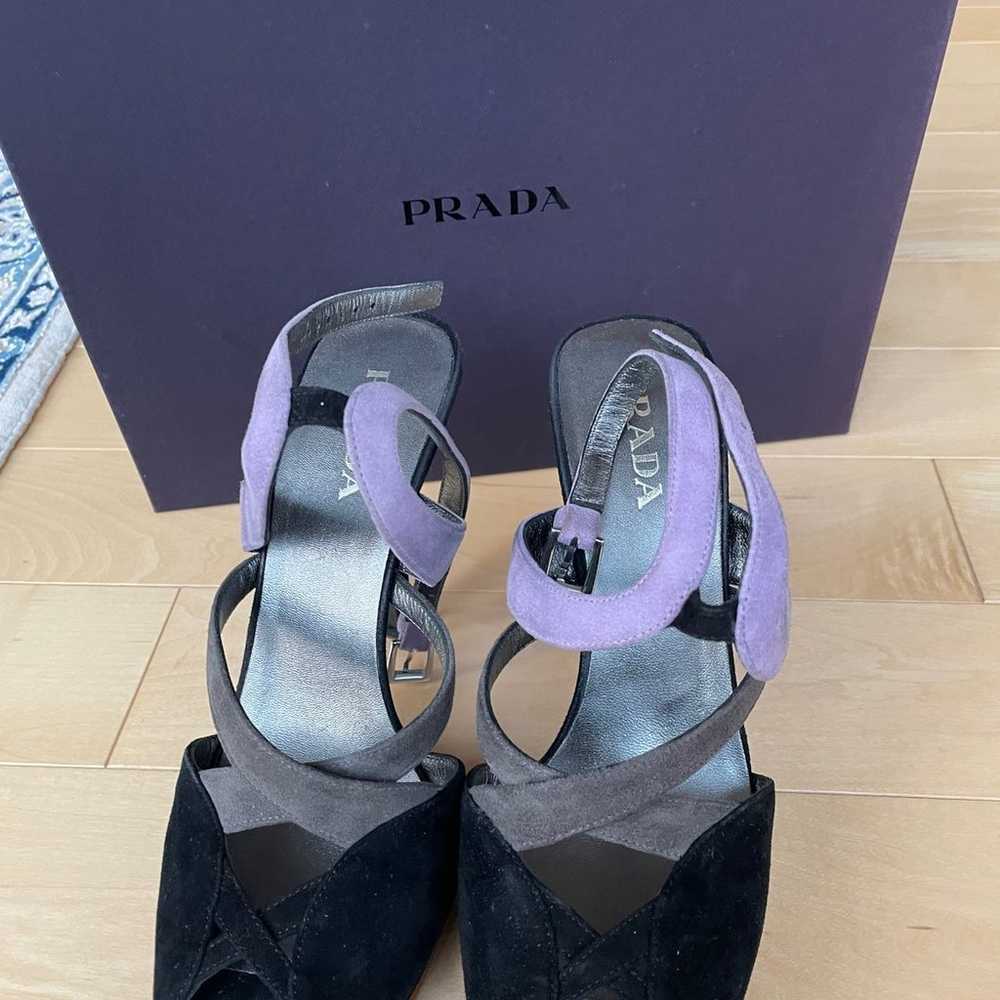 Prada calzature donna CAMOSCIO TRIC NERO heels - image 5