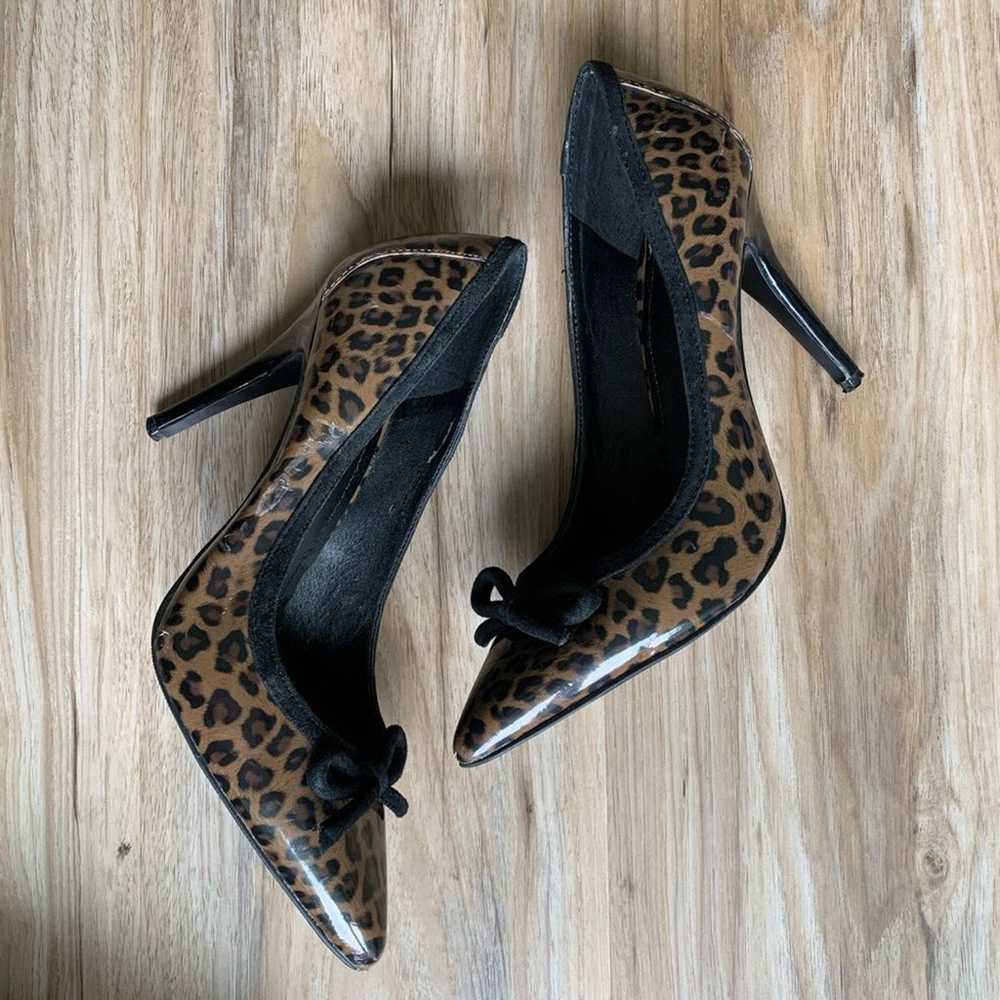 VICTOR ALFARO Leopard Pointed Toe Stiletto Retro … - image 6