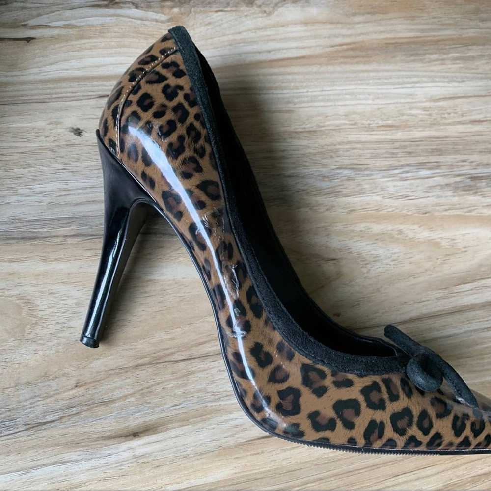 VICTOR ALFARO Leopard Pointed Toe Stiletto Retro … - image 8