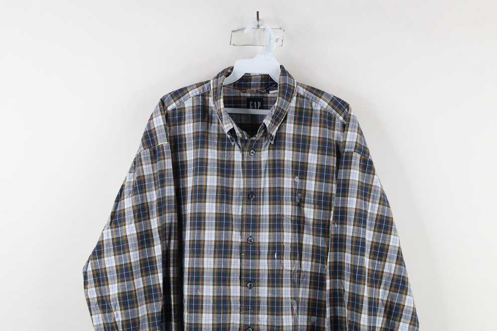 Gap × Vintage Vintage 90s Gap Collared Button Dow… - image 2