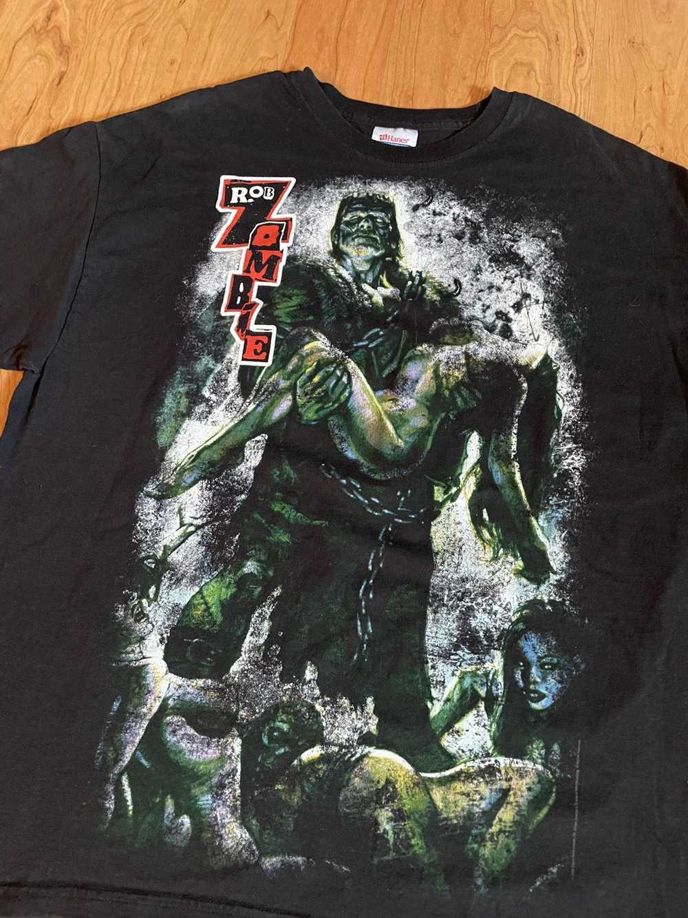 Vintage 2009 rob zombie frankenstein tee - image 2