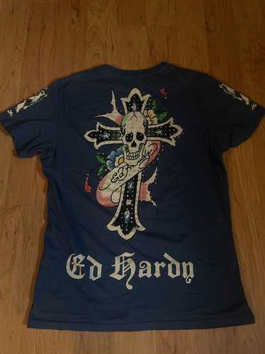 Ed Hardy × Vintage vintage ed hardy bedazzled skul