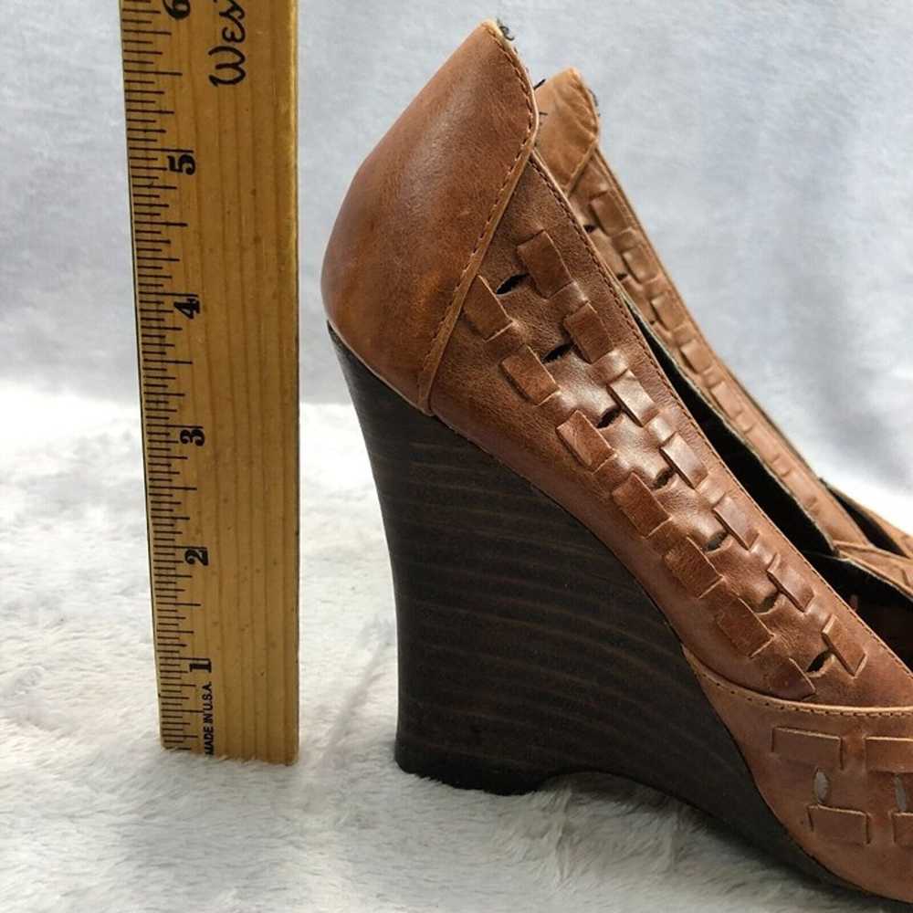 Vintage Steve Madden Womens Sz 6 Leather Peep Toe… - image 3