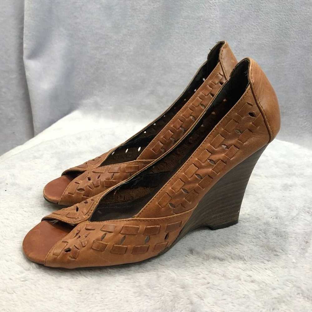 Vintage Steve Madden Womens Sz 6 Leather Peep Toe… - image 7