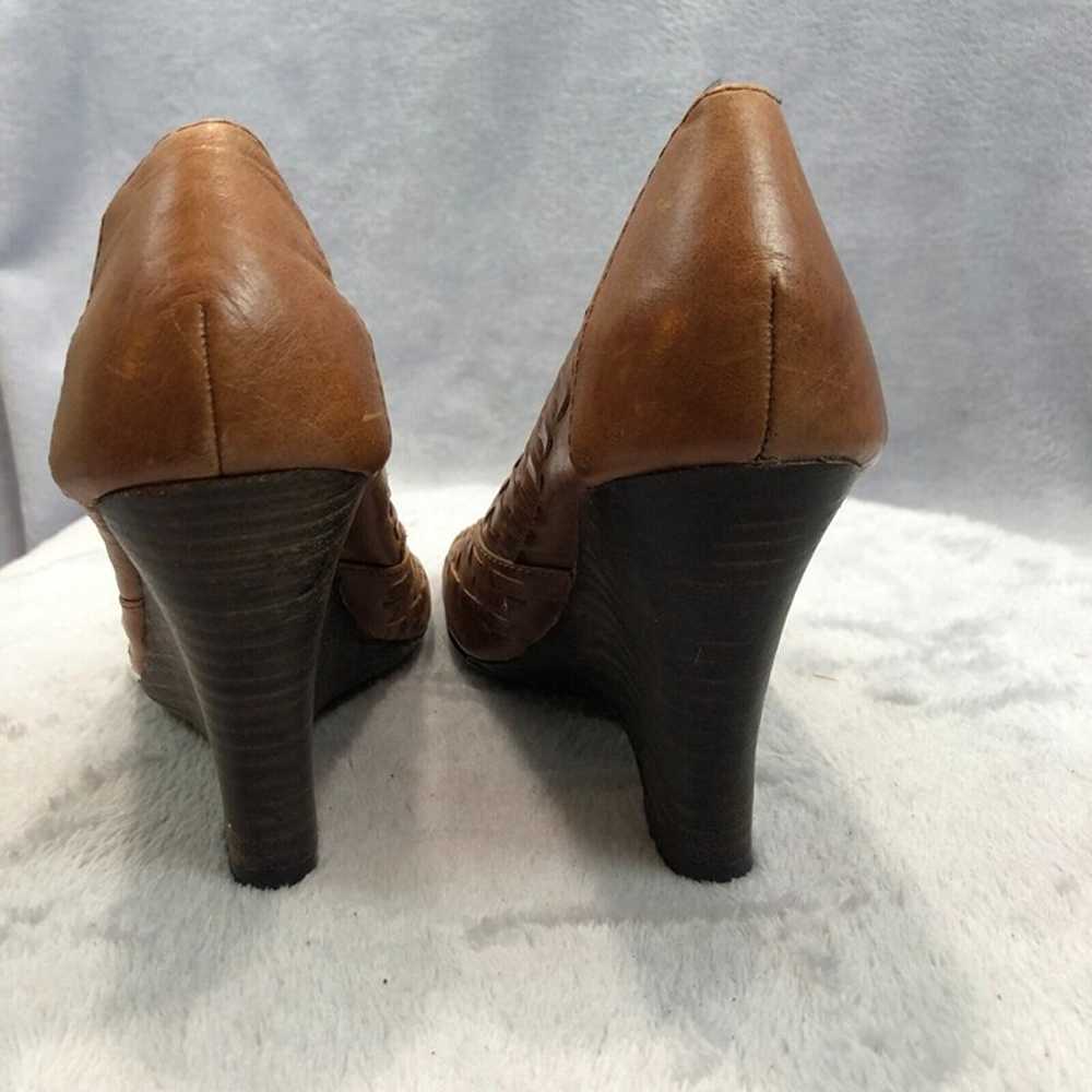 Vintage Steve Madden Womens Sz 6 Leather Peep Toe… - image 8