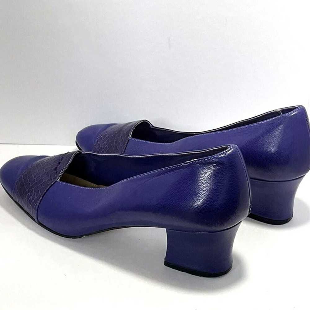 Karen Scott Womens 8.5W Purple Block Heel Square … - image 8