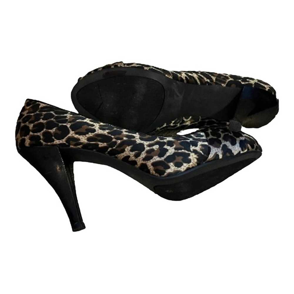 Platinum BP Animal Print Peep Toe Stiletto Pumps … - image 6